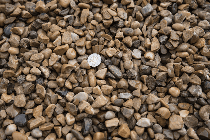 1 Yard 20MM TANNED/GOLDEN WASHED ROCK - The Gravel Guys Landscaping Gravel, Soil, Rocks, Stone and Aggregate Delivery Calgary